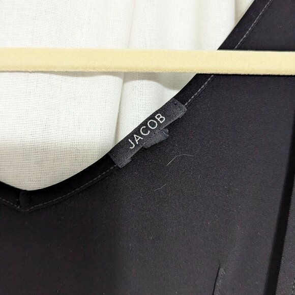 Classic Black Wrap Dress - Picture 3 of 3